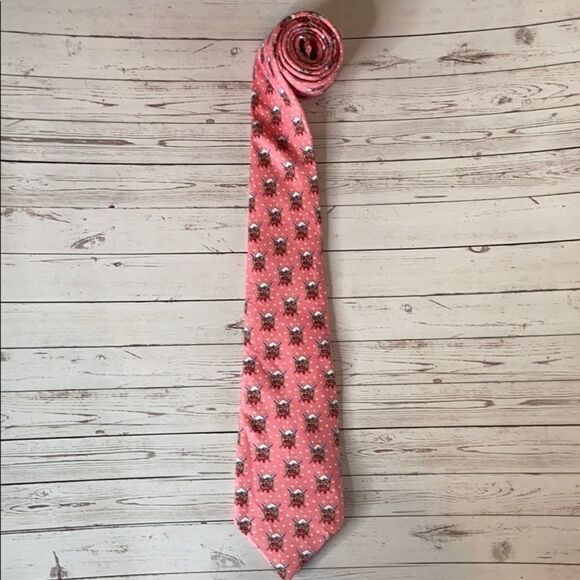 NWT Boys Vineyard Vines Christmas wreath oars tie - Picture 2 of 4